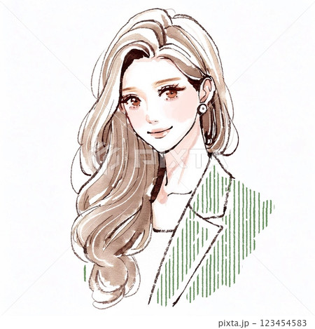 女性・女の子のイラスト素材 123454583
