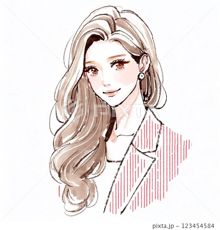 女性・女の子のイラスト素材 123454584