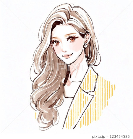 女性・女の子のイラスト素材 123454586