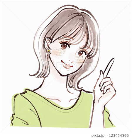 女性・女の子のイラスト素材 123454596