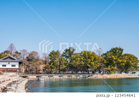 膳所城跡公園　滋賀県大津市 123454641