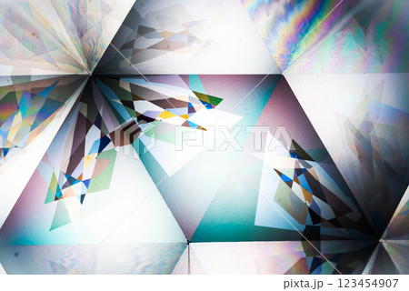 万華鏡で見たセロファン 万華鏡で見たセロファン 123454907