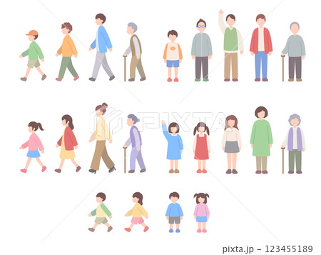 色んな人のイラスト 123455189