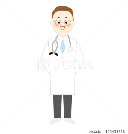 医療従事者　医者　全身 123455258