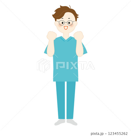 医療従事者　男性　全身 123455262