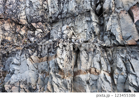 Texture of broken gray rock Texture of broken gray rock 123455386