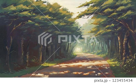 森の中の小道 123455434