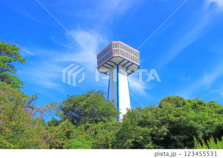 福井県坂井市、東尋坊タワーの風景 123455531