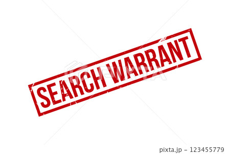 Search Warrant Rubber Stamp Seal Vector 123455779