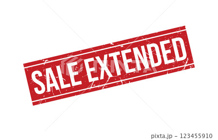 Sale Extended Rubber Stamp Seal Vector 123455910
