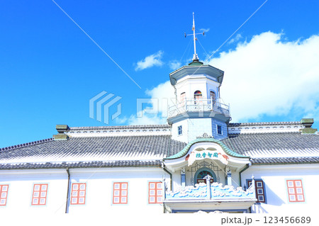 長野県松本市、旧開智学校の風景 123456689