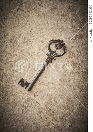 アンティークな鍵　防犯イメージ 123458166