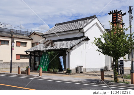 さいたま市岩槻区の日光御成街道の風景 さいたま市岩槻区の日光御成街道の風景 123458258