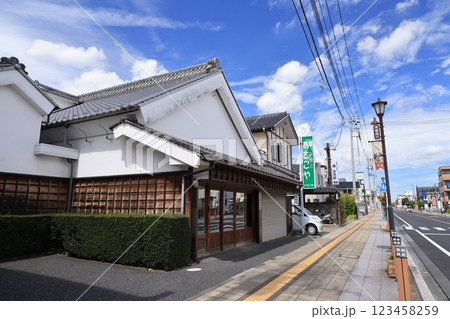 さいたま市岩槻区の日光御成街道の風景 さいたま市岩槻区の日光御成街道の風景 123458259