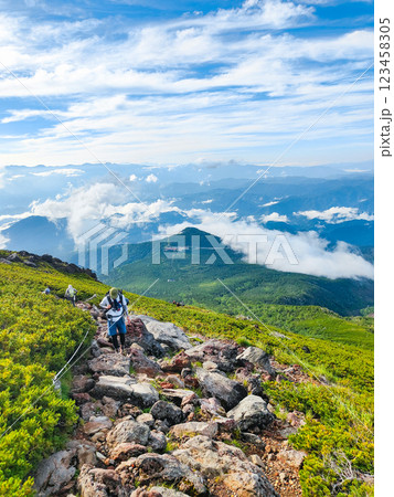 夏の御嶽山登山:王滝口登山道 夏の御嶽山登山:王滝口登山道 123458305