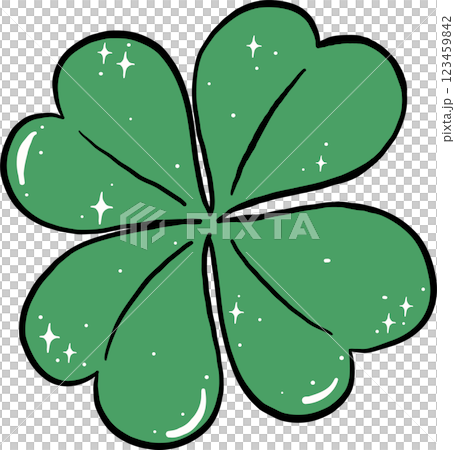 4 Leaf Clover Hand Drawn Doodle 4 Leaf Clover Hand Drawn Doodle 123459842