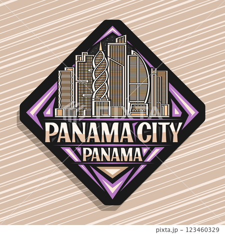 Vector logo for Panama City 123460329