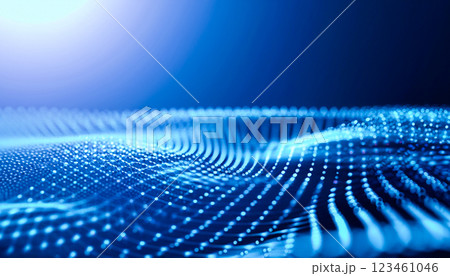 発光する青いドット,Generative AI,AI画像 123461046