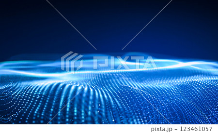 発光する青いドット,Generative AI,AI画像 発光する青いドット,Generative AI,AI画像 123461057