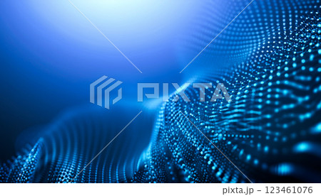 発光する青いドット,Generative AI,AI画像 発光する青いドット,Generative AI,AI画像 123461076