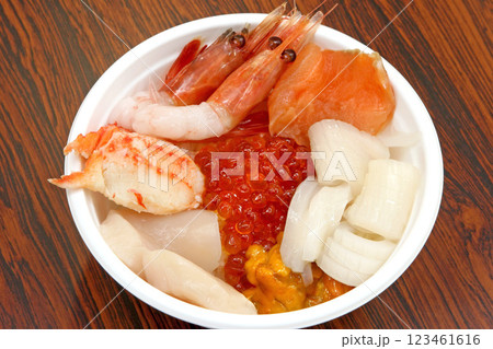 勝手丼　和商市場　ネタ選び　自作お好み丼 123461616