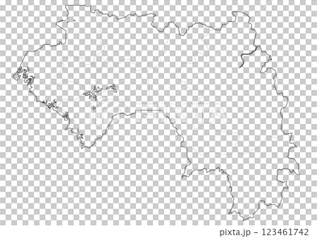 白地図 ギニア 白地図 ギニア 123461742