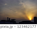 夕焼けの光 123462177
