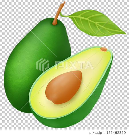 fresh green kivi with leaves isolated on white fresh green kivi with leaves isolated on white 123462220