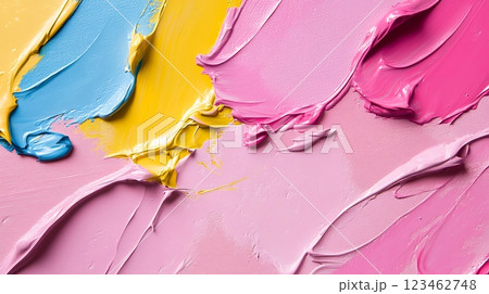絵の具で塗られたキャンバス 絵の具で塗られたキャンバス 123462748