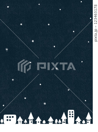 街並み 風景 背景 雪 イラスト 街並み 風景 背景 雪 イラスト 123463178