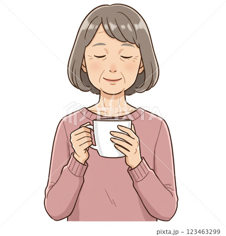 飲み物を持つ人 123463299