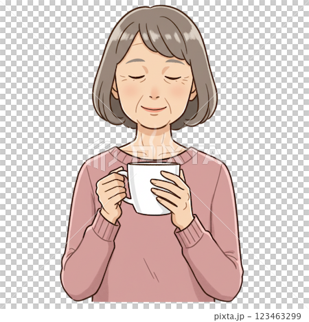 飲み物を持つ人 123463299