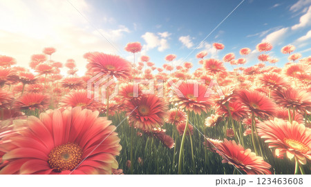 花の背景素材(Generative AI) 花の背景素材(Generative AI) 123463608