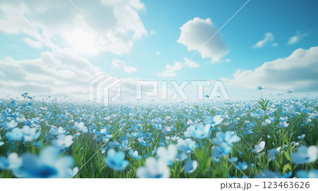 花の背景素材（Generative AI） 123463626