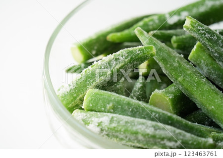 冷凍オクラ - 3:2 冷凍オクラ - 3:2 123463761