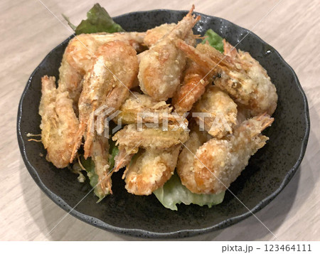 ホッカイシマエビからあげ　北海しまえび唐揚げ　北海シマエビ唐揚げ 123464111