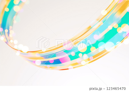 キラキラ光る幻想的な光の軌跡 キラキラ光る幻想的な光の軌跡 123465470