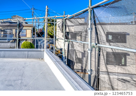 戸建て家屋の屋根修理工事　陸屋根 123465753