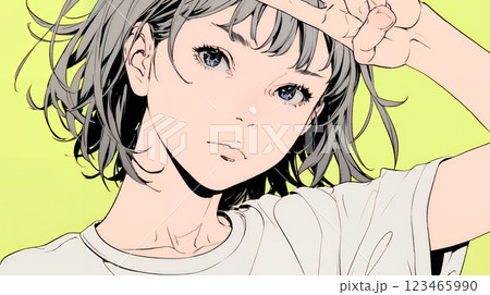 否定的な感情を抱いている若い女性