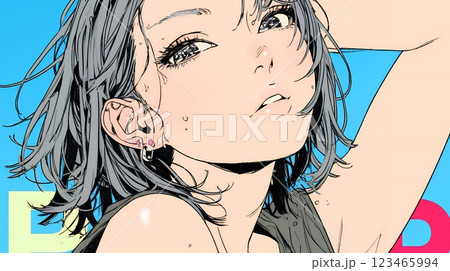 否定的な感情を抱いている若い女性