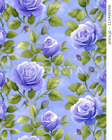 薔薇の背景パターン 薔薇の背景パターン 123466046