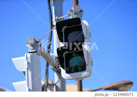 歩行者用信号機 歩行者用信号機 123466073