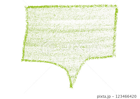 Separate green speech bubble on transparent background Separate green speech bubble on transparent background 123466420