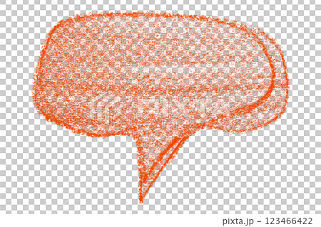 Separate red speech bubble on transparent background. Separate red speech bubble on transparent background. 123466422