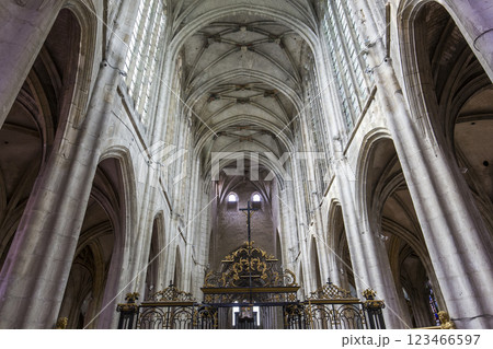 Saint Etienne cathedral, in Beauvais, France 123466597