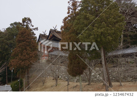 吉備津駅から吉備津神社　岡山観光 123467432
