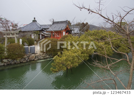 吉備津駅から吉備津神社　宇賀神社　普賢院 123467433