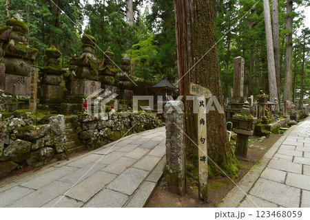 高野山奥の院の参道 123468059