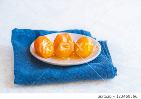 金柑の甘露煮 123469366