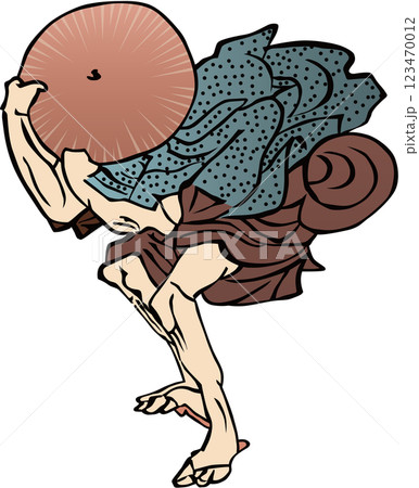 浮世絵　町人　その252 123470012